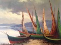 Barcas de pescadores en la playa